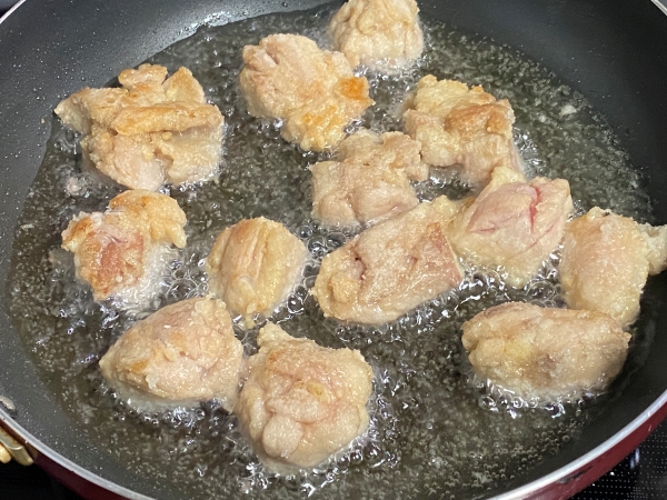 鶏のジューシートマト竜田揚げ